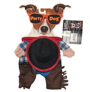 New Party Dog Cowboy Pet Costume Size XS/S Dog Halloween Costume, Cat Costume